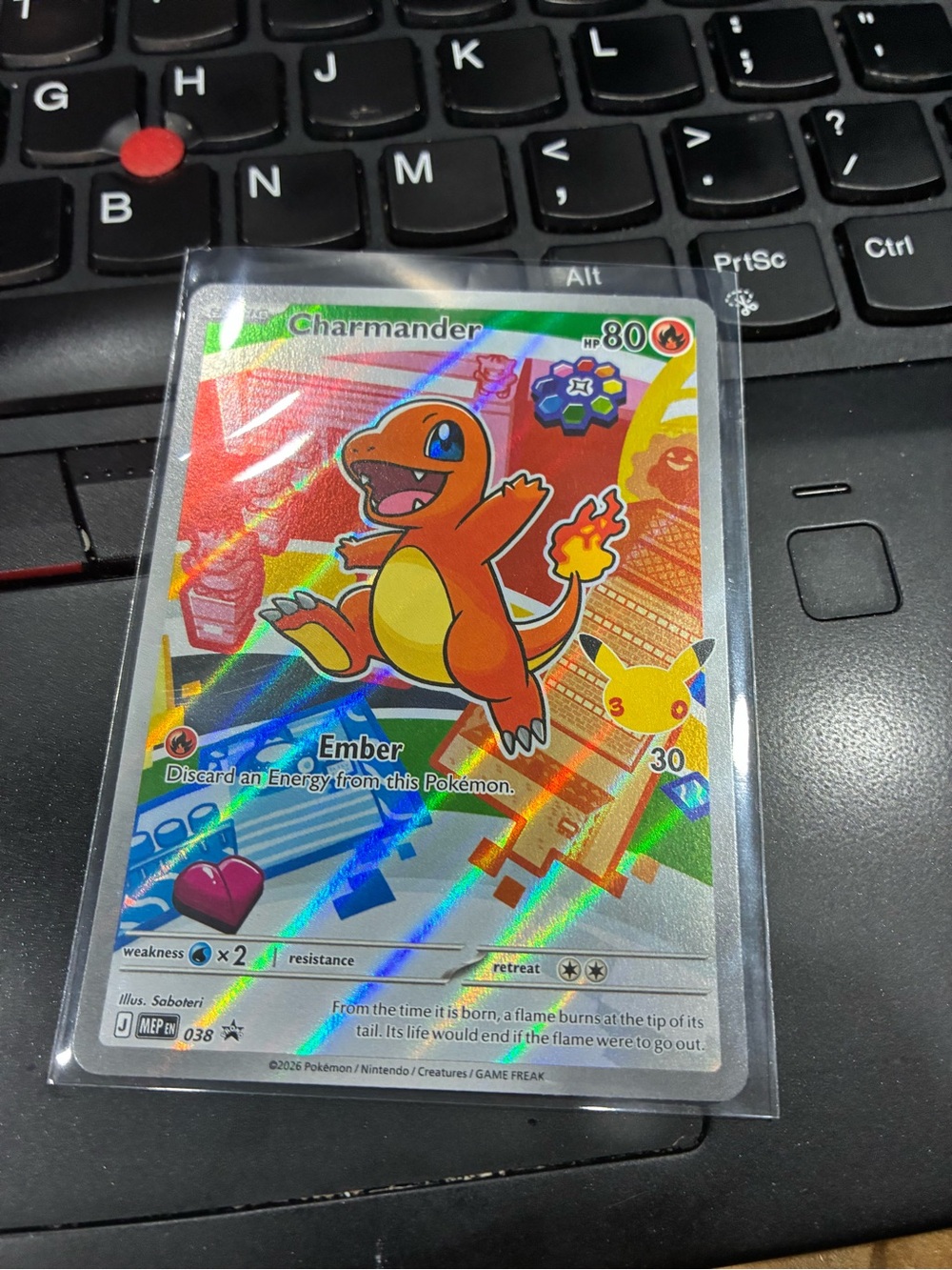 Charmander Holo Card - Orange Forst partner